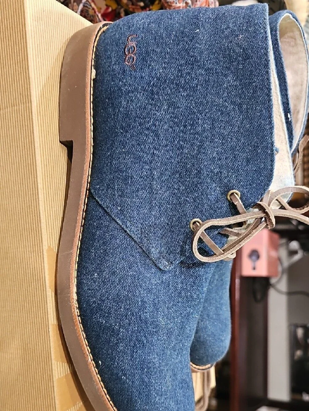 RARE & DISCONTINUED - UGG Westly Denim Chukka Boots
